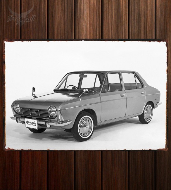 Металлическая табличка Subaru 1000 4-door Sedan Металлическая табличка Subaru 1000 4-door Sedan